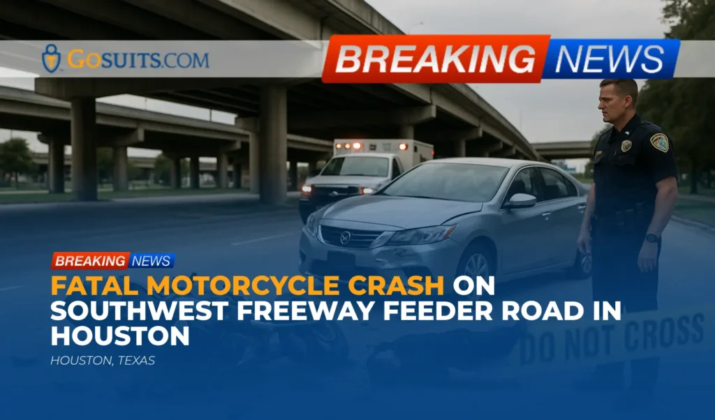 Fatal Motorcycle Crash on Southwest Freeway Feeder Road in Houston