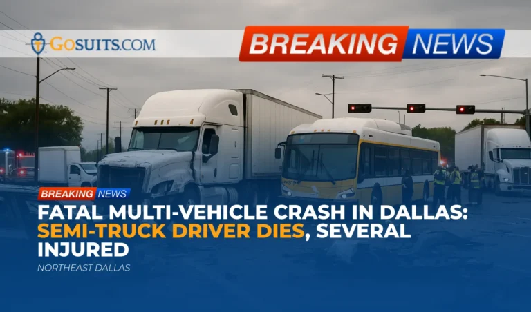Fatal Multi-Vehicle Crash in Dallas: Semi-Truck Driver Dies, Several Injured