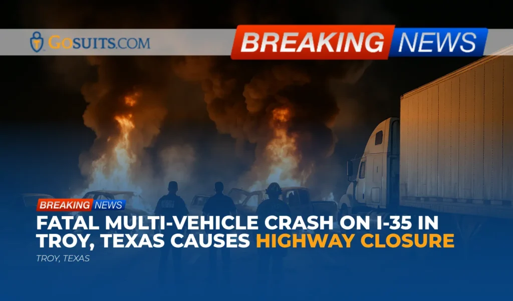 Fatal Multi-Vehicle Crash on I-35 in Troy, Texas Causes Highway Closure
