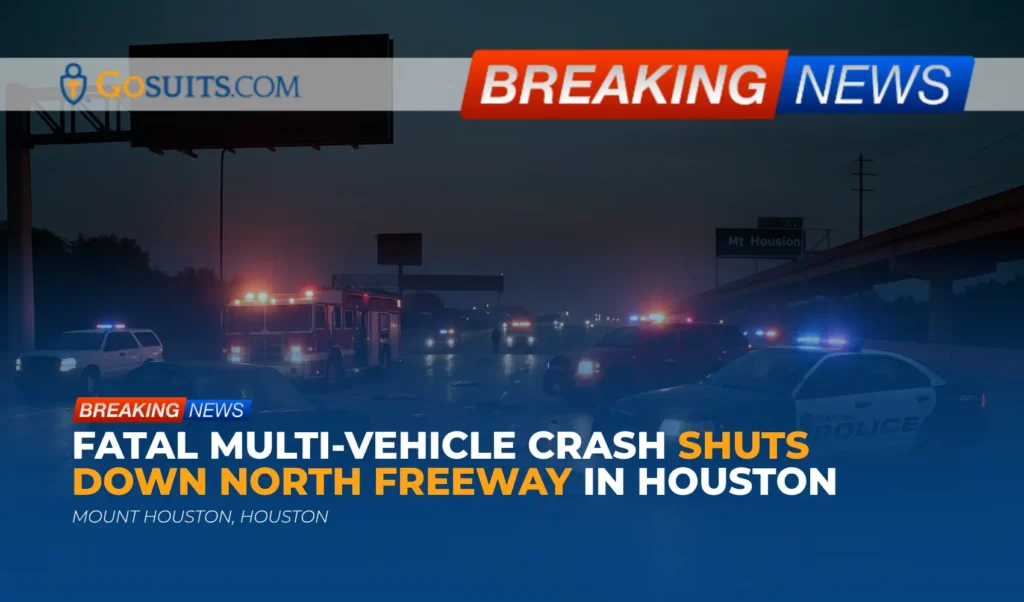 Fatal Multi-Vehicle Crash Shuts Down North Freeway in Houston