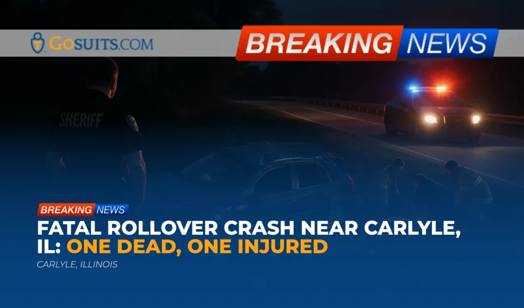 Fatal Rollover Crash Near Carlyle, IL: One Dead, One Injured
