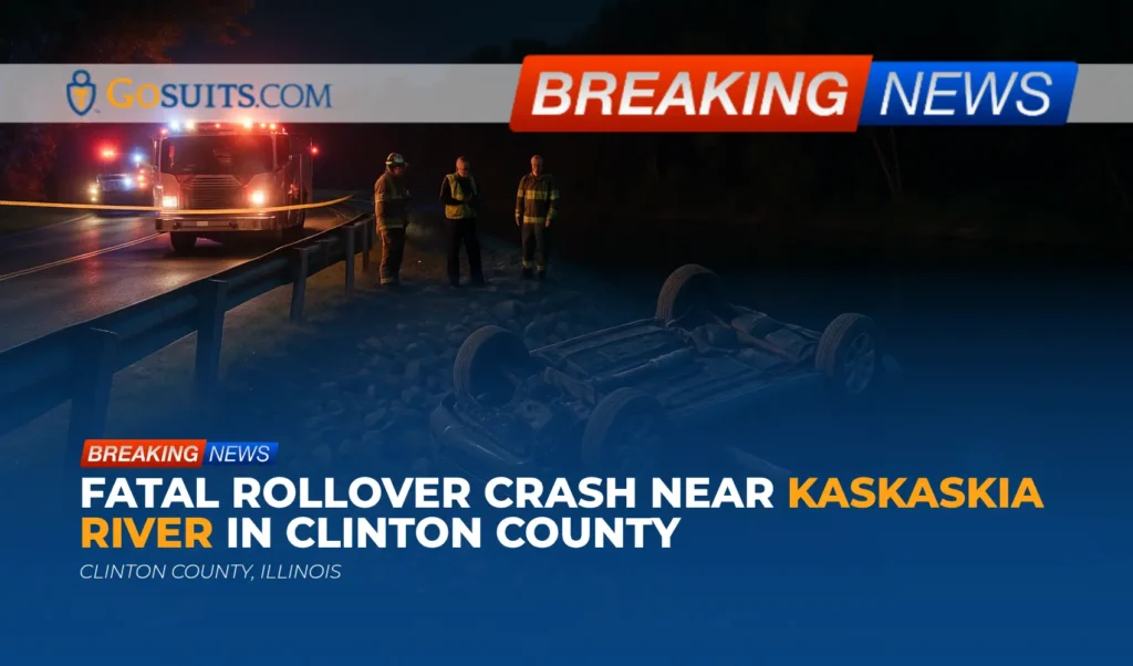 Fatal Rollover Crash Near Kaskaskia River in Clinton County