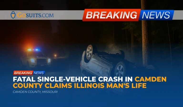 Fatal Single-Vehicle Crash in Camden County Claims Illinois Man's Life