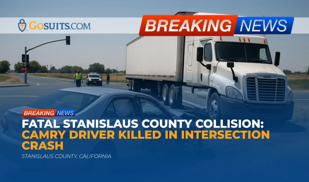 Fatal Stanislaus County Collision: Camry Driver Killed in Intersection Crash