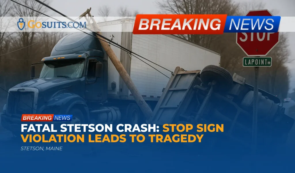 Fatal Stetson Crash: Stop Sign Violation Leads to Tragedy