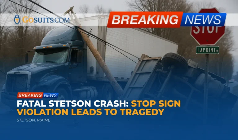 Fatal Stetson Crash: Stop Sign Violation Leads to Tragedy