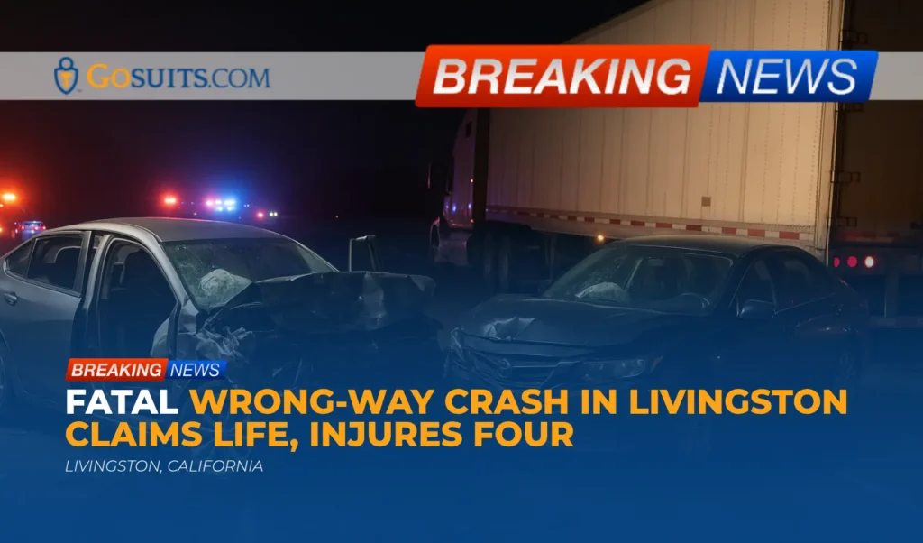 Fatal Wrong-Way Crash in Livingston Claims Life, Injures Four