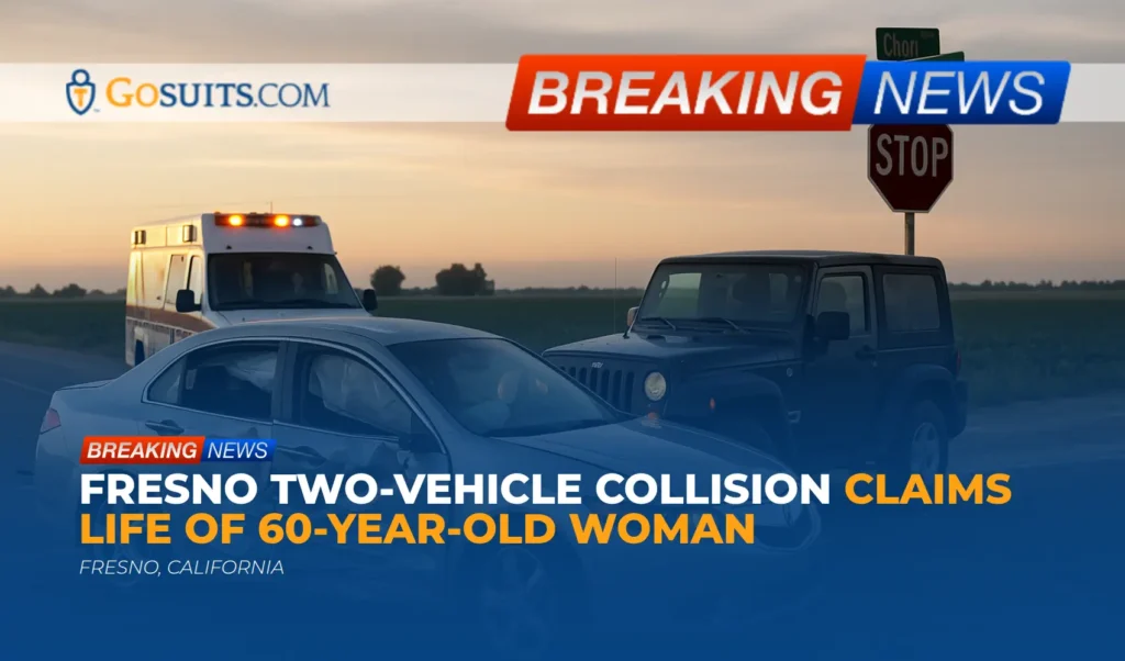 Fresno Two-Vehicle Collision Claims Life of 60-Year-Old Woman
