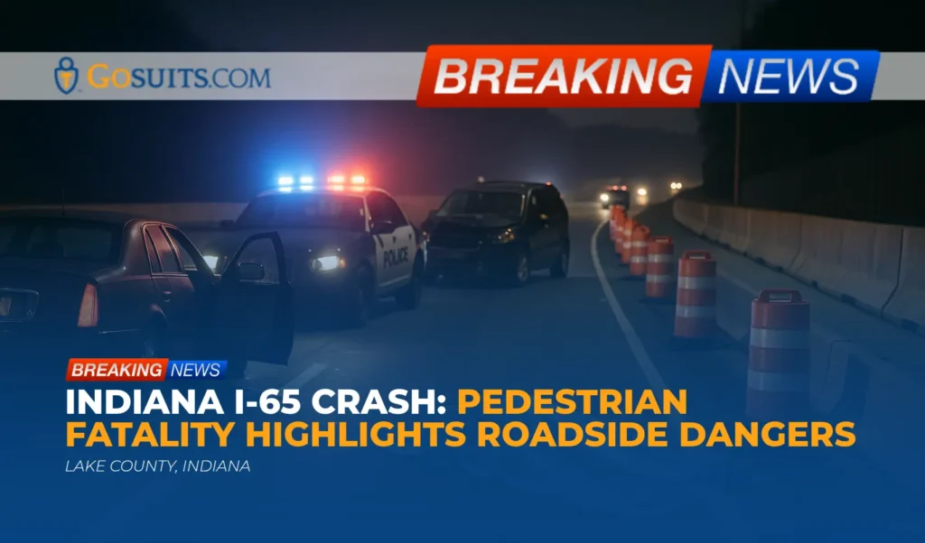 Indiana I-65 Crash: Pedestrian Fatality Highlights Roadside Dangers