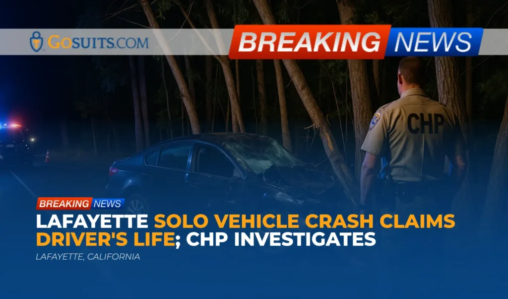 Lafayette Solo Vehicle Crash Claims Driver's Life; CHP Investigates