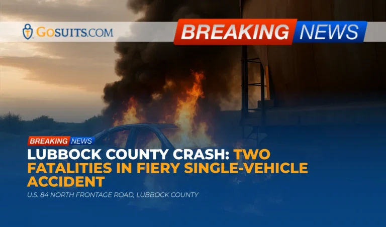 Lubbock County Crash: Two Fatalities in Fiery Single-Vehicle Accident