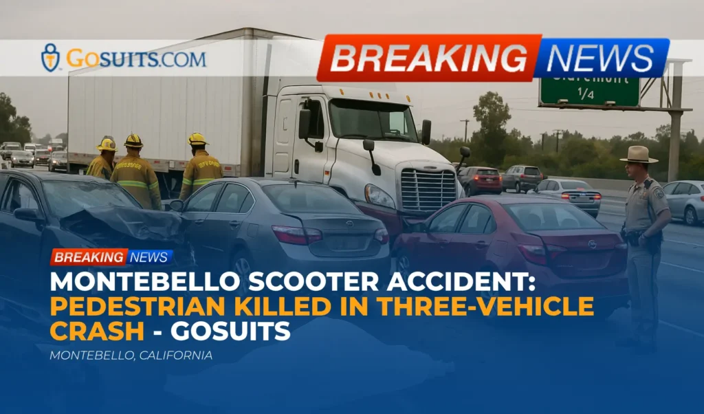 Montebello Scooter Accident: Pedestrian Killed in Three-Vehicle Crash - GoSuits