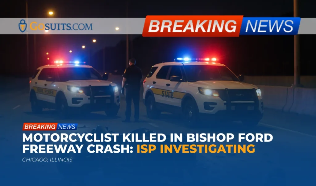 Motorcyclist Killed in Bishop Ford Freeway Crash: ISP Investigating