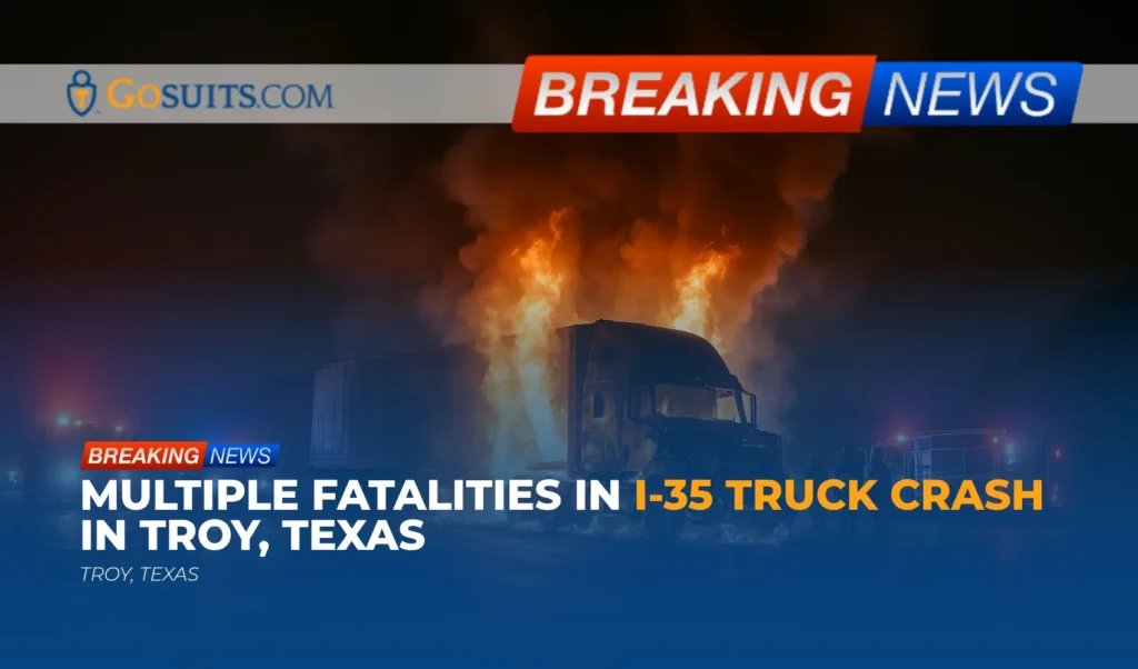 Multiple Fatalities in I-35 Truck Crash in Troy, Texas