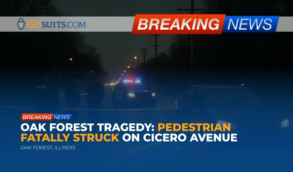 Oak Forest Tragedy: Pedestrian Fatally Struck on Cicero Avenue