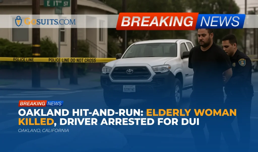 Oakland Hit-and-Run: Elderly Woman Killed, Driver Arrested for DUI