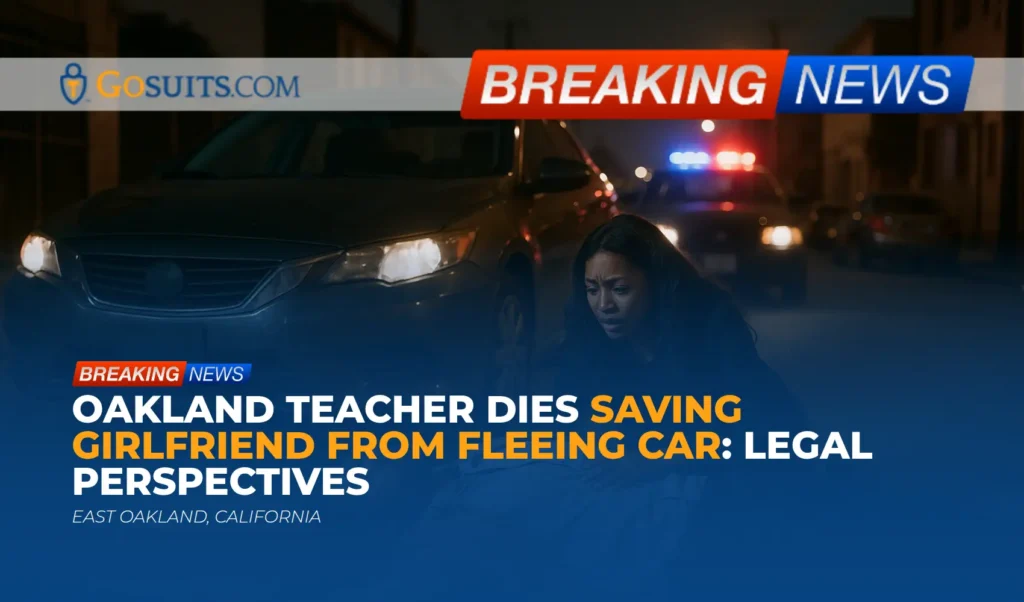 Oakland Teacher Dies Saving Girlfriend from Fleeing Car: Legal Perspectives