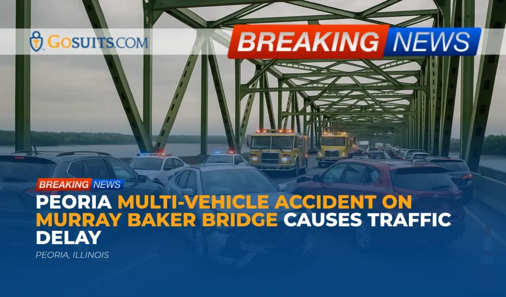 Peoria Multi-Vehicle Accident on Murray Baker Bridge Causes Traffic Delay