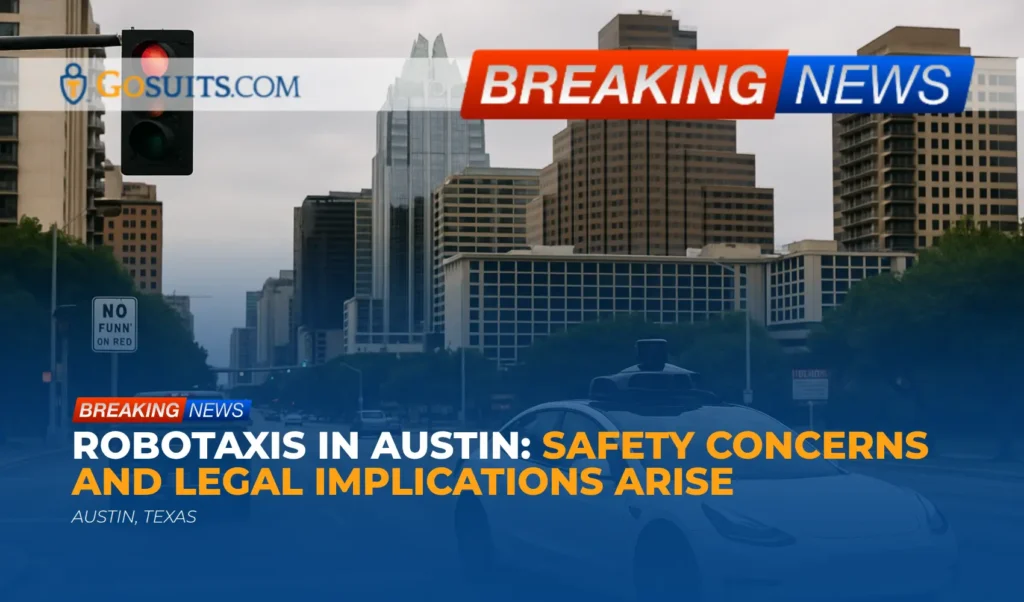 Robotaxis in Austin: Safety Concerns and Legal Implications Arise
