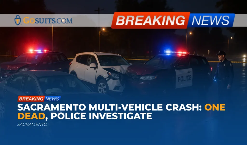 Sacramento Multi-Vehicle Crash: One Dead, Police Investigate