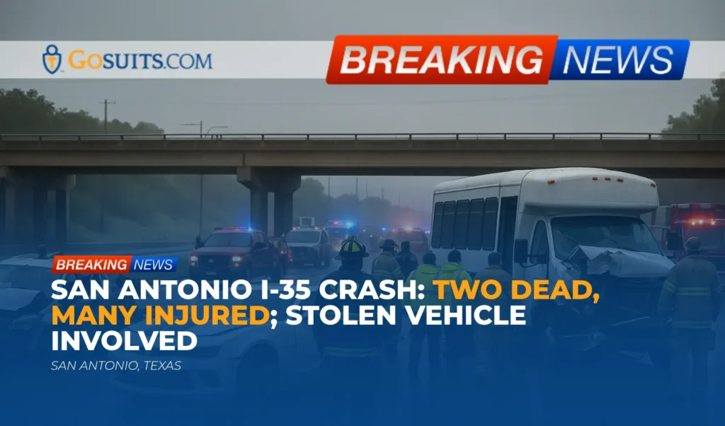 San Antonio I-35 Crash: Two Dead, Many Injured; Stolen Vehicle Involved