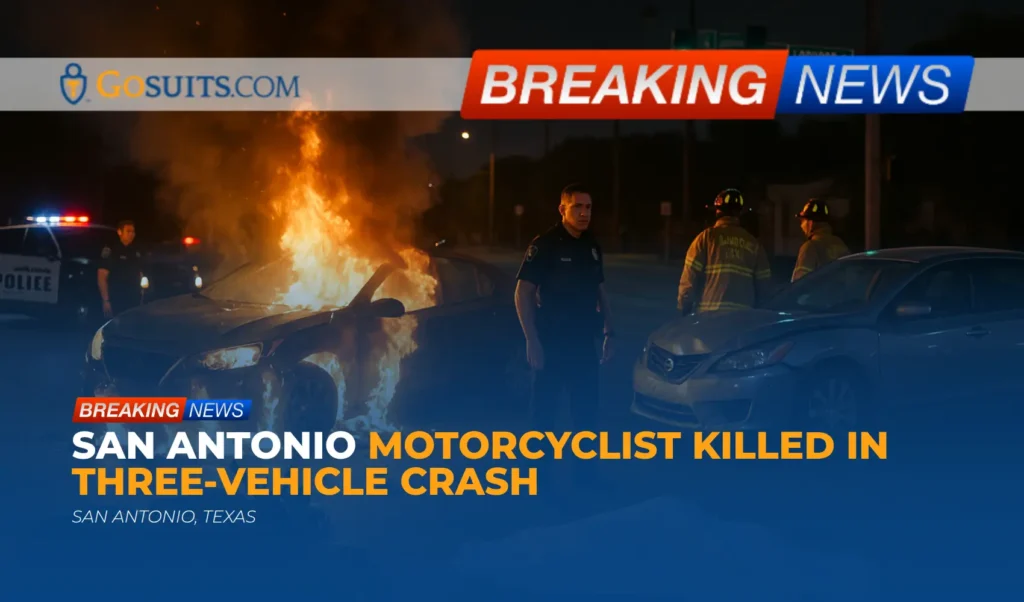 San Antonio Motorcyclist Killed in Three-Vehicle Crash