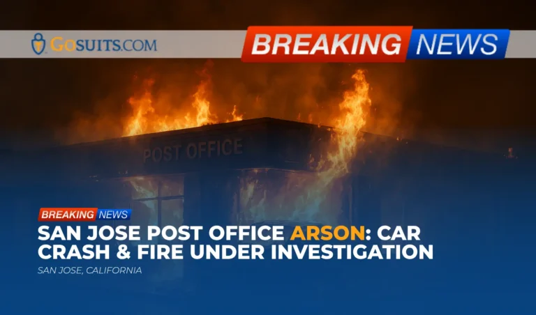 San Jose Post Office Arson: Car Crash & Fire Under Investigation
