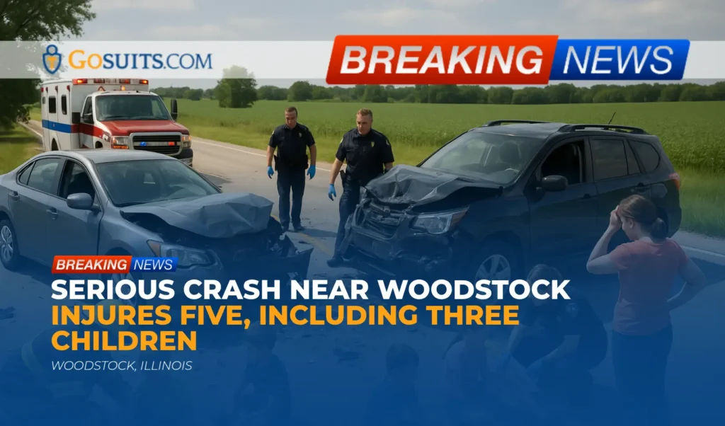 Serious Crash Near Woodstock Injures Five, Including Three Children