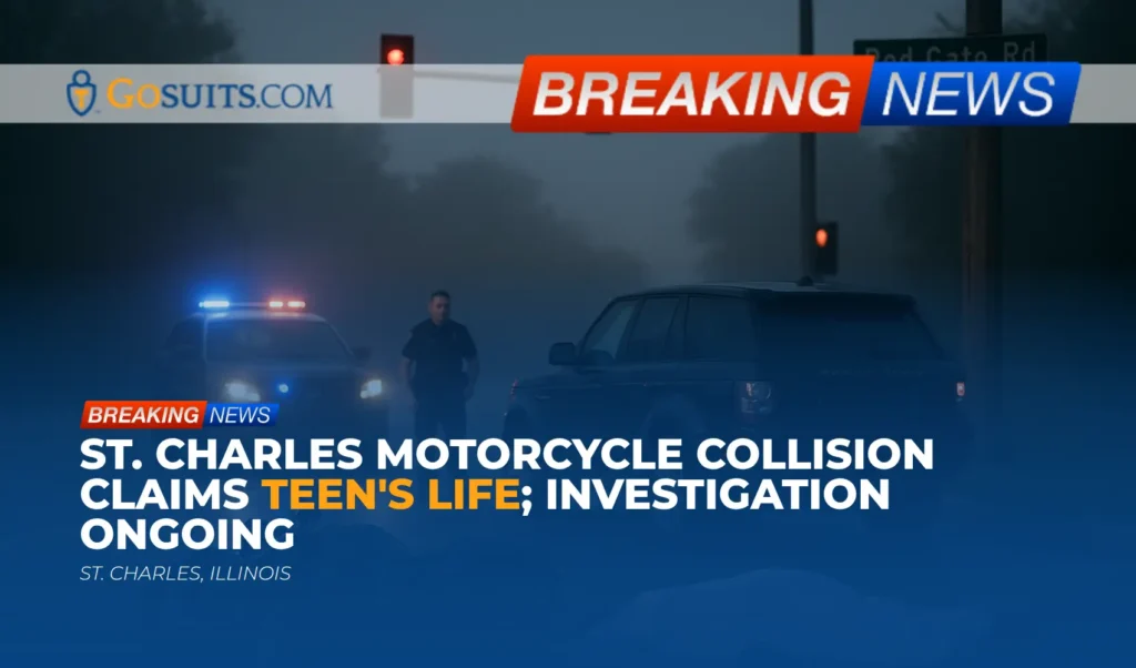St. Charles Motorcycle Collision Claims Teen's Life; Investigation Ongoing