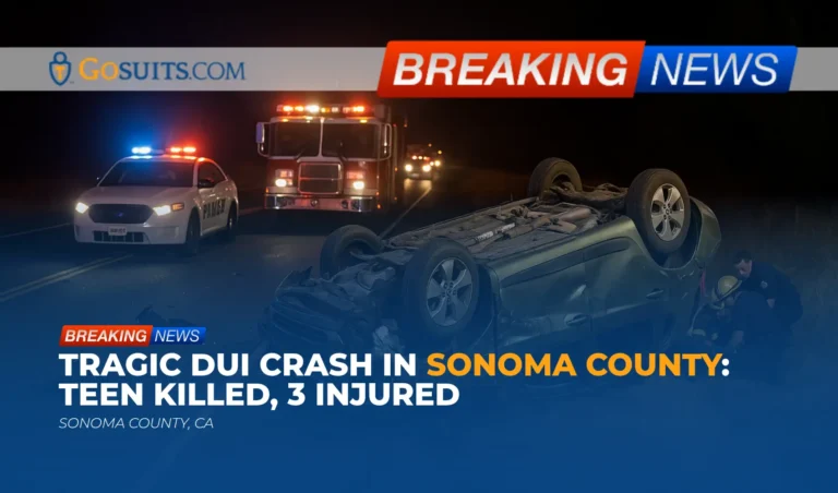 Tragic DUI Crash in Sonoma County: Teen Killed, 3 Injured