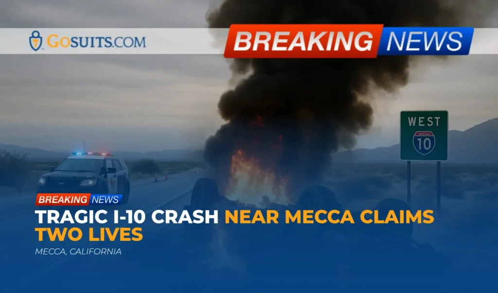 Tragic I-10 Crash Near Mecca Claims Two Lives