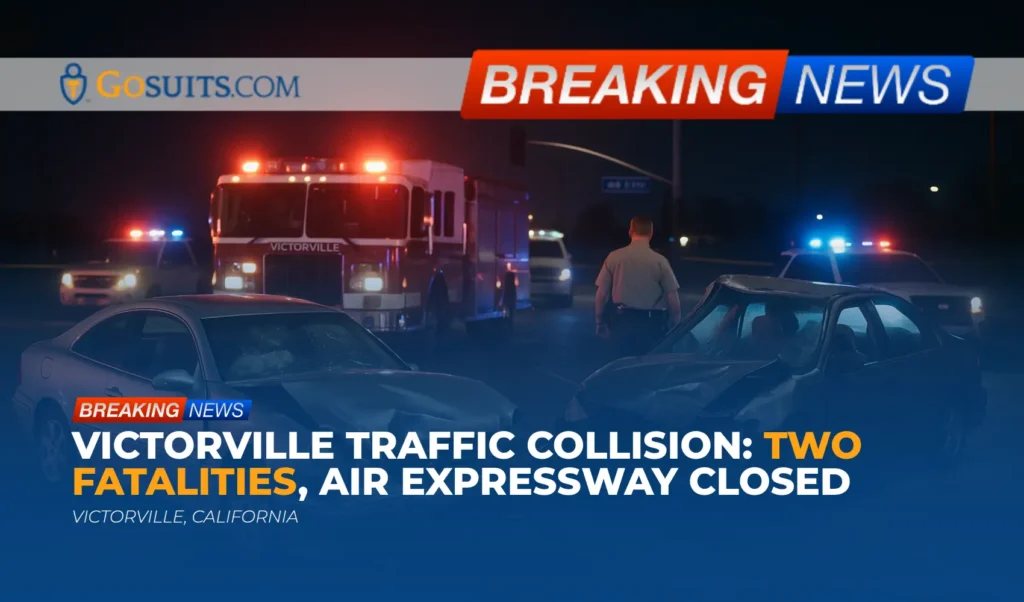 Victorville Traffic Collision: Two Fatalities, Air Expressway Closed