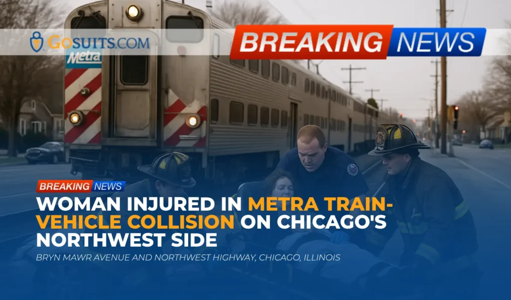 Woman Injured in Metra Train-Vehicle Collision on Chicago's Northwest Side