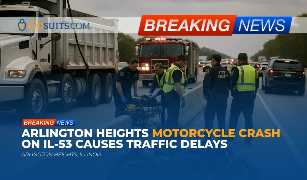 Arlington Heights Motorcycle Crash on IL-53 Causes Traffic Delays