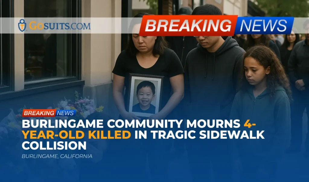 Burlingame Community Mourns 4-Year-Old Killed in Tragic Sidewalk Collision