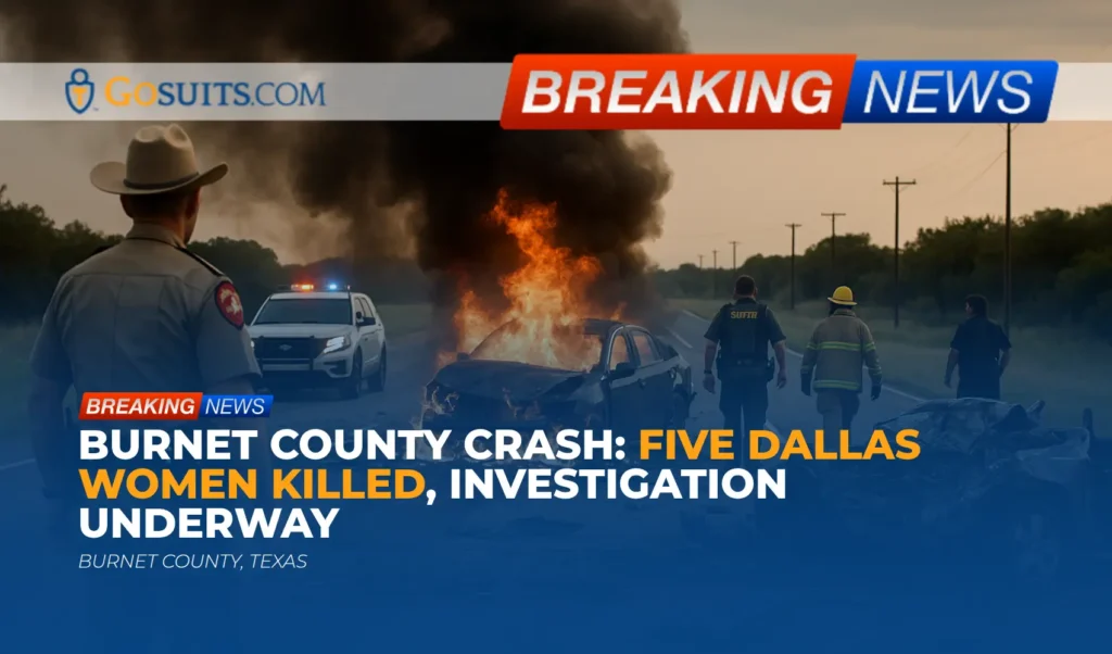 Burnet County Crash: Five Dallas Women Killed, Investigation Underway
