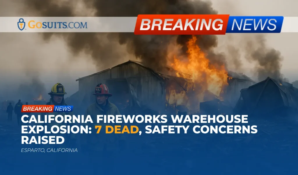 California Fireworks Warehouse Explosion: 7 Dead, Safety Concerns Raised
