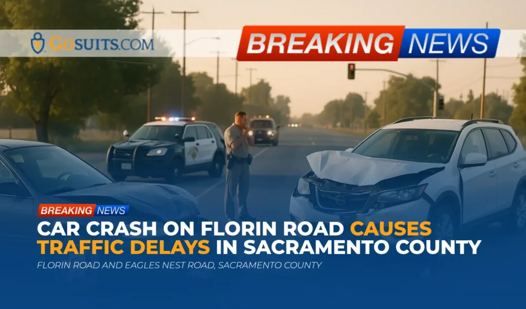 Car Crash on Florin Road Causes Traffic Delays in Sacramento County