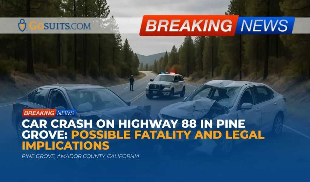 Car Crash on Highway 88 in Pine Grove: Possible Fatality and Legal Implications