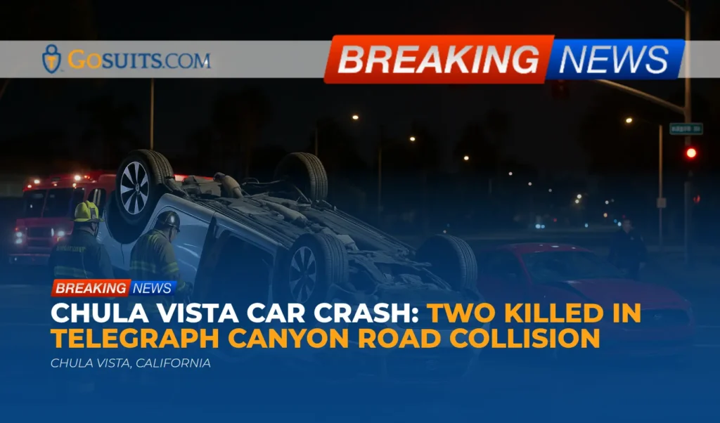 Chula Vista Car Crash: Two Killed in Telegraph Canyon Road Collision