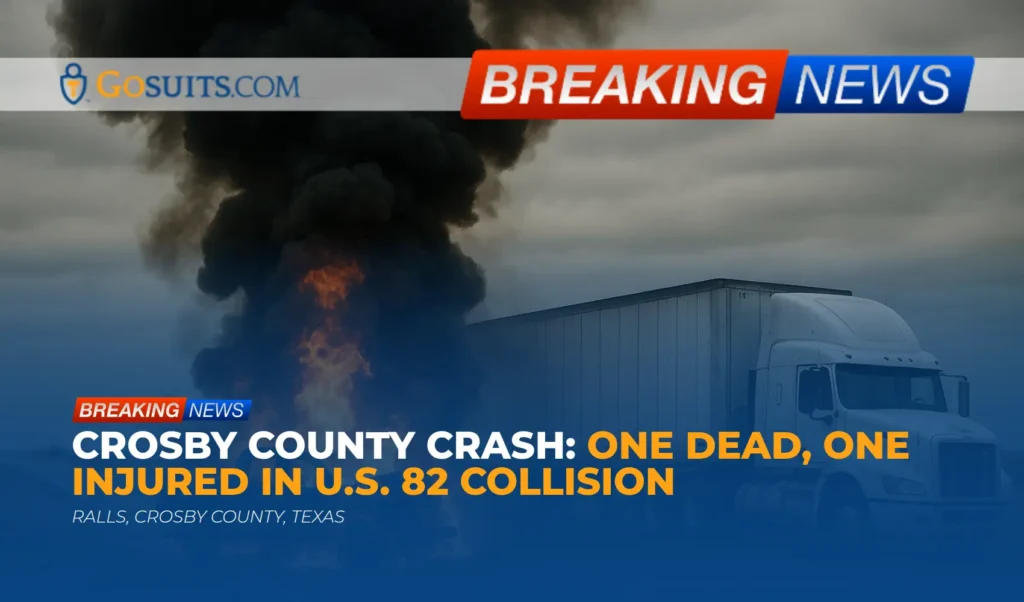 Crosby County Crash: One Dead, One Injured in U.S. 82 Collision