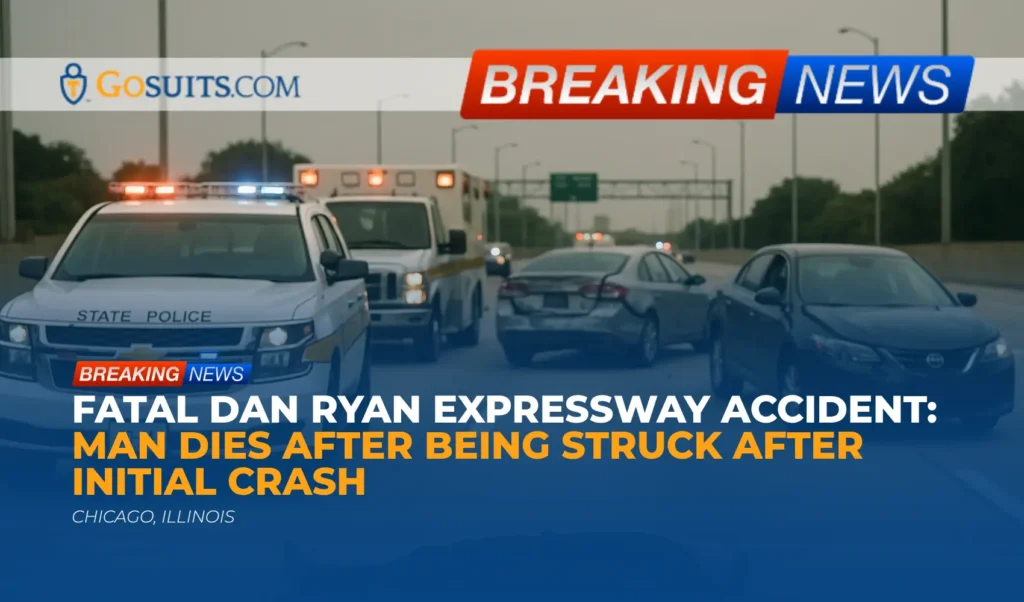 Fatal Dan Ryan Expressway Accident: Man Dies After Being Struck After Initial Crash