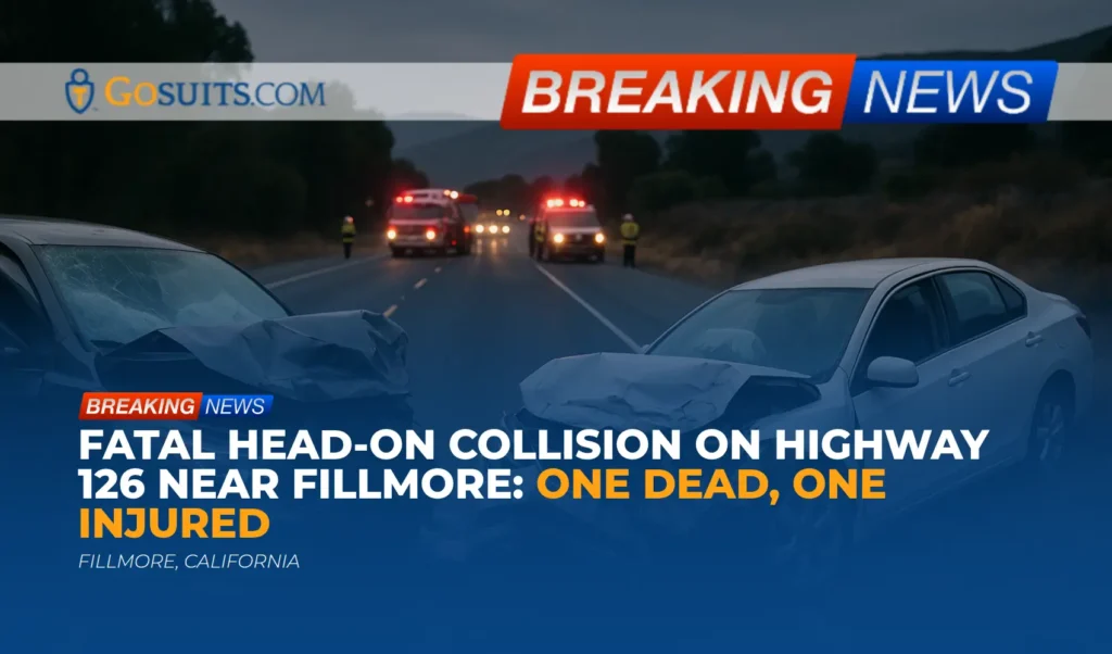 Fatal Head-On Collision on Highway 126 Near Fillmore: One Dead, One Injured