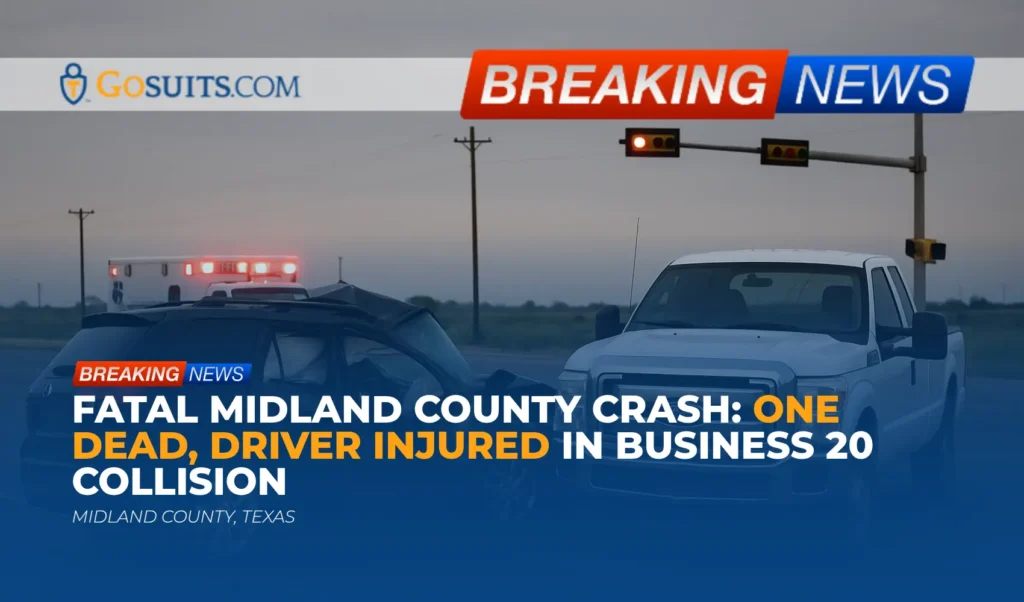 Fatal Midland County Crash: One Dead, Driver Injured in Business 20 Collision