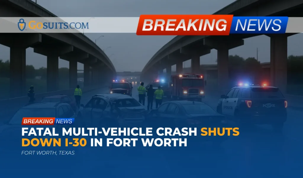 Fatal Multi-Vehicle Crash Shuts Down I-30 in Fort Worth