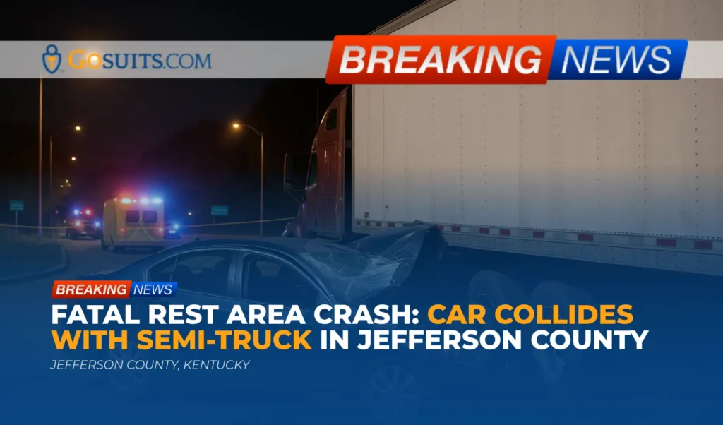 Fatal Rest Area Crash: Car Collides with Semi-Truck in Jefferson County