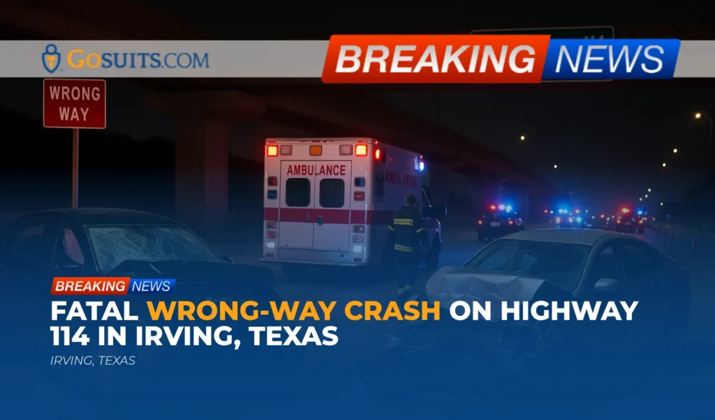 Fatal Wrong-Way Crash on Highway 114 in Irving, Texas