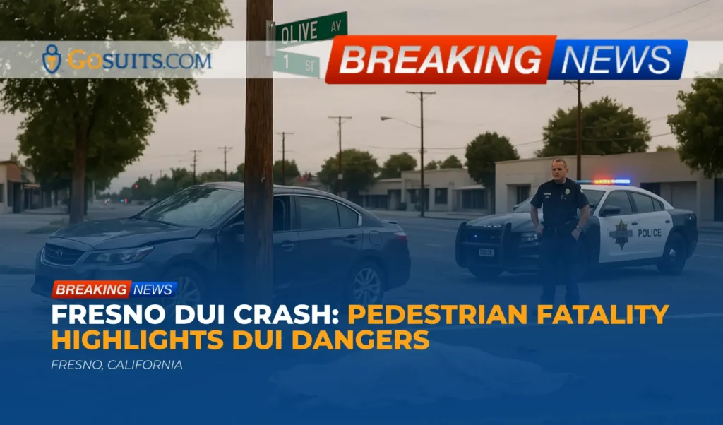 Fresno DUI Crash: Pedestrian Fatality Highlights DUI Dangers