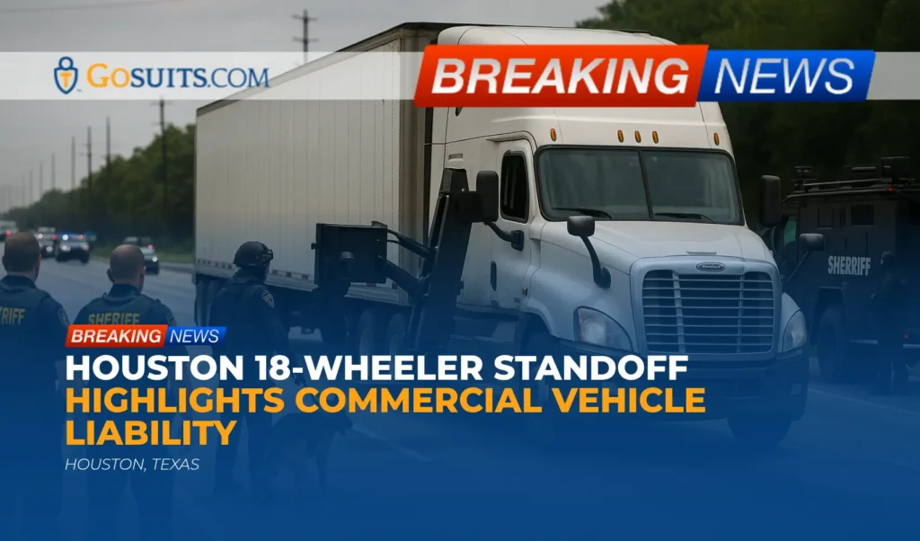 Houston 18-Wheeler Standoff Highlights Commercial Vehicle Liability