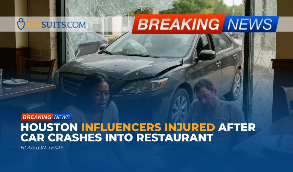 Houston Influencers Injured After Car Crashes Into Restaurant